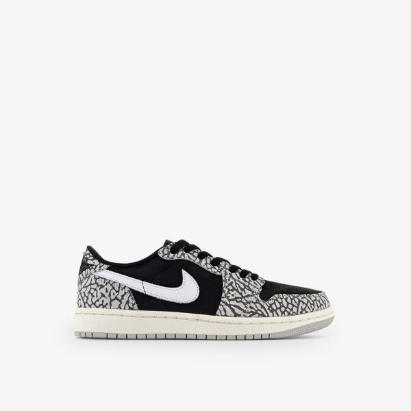 

Кожаные кроссовки Air Jordan 1 Low с низким берцем Nike, черный
