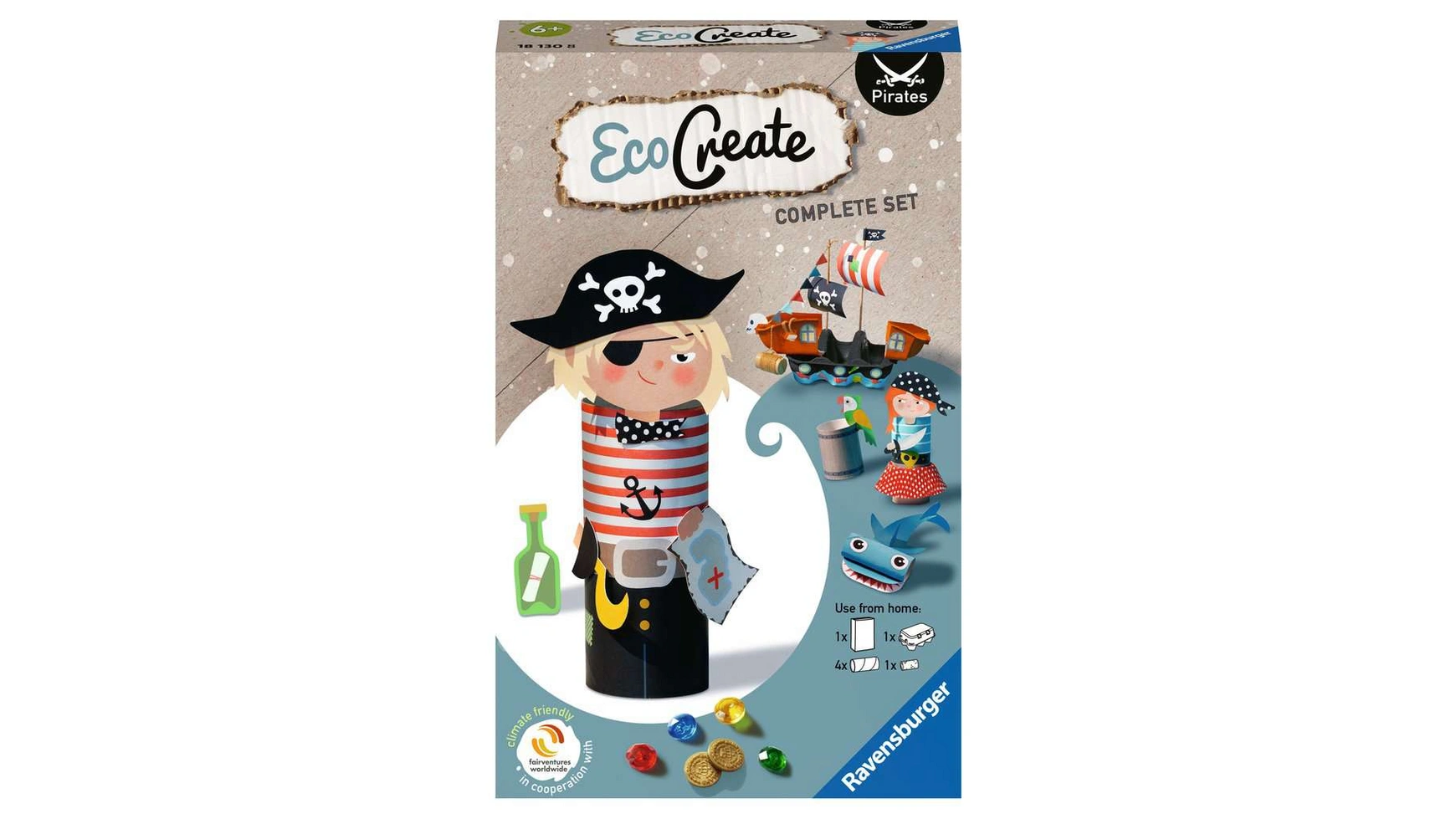 Ecocreate пираты дети от 6 лет и старше Ravensburger Beschäftigung карась т сост от двух и старше дети говорят