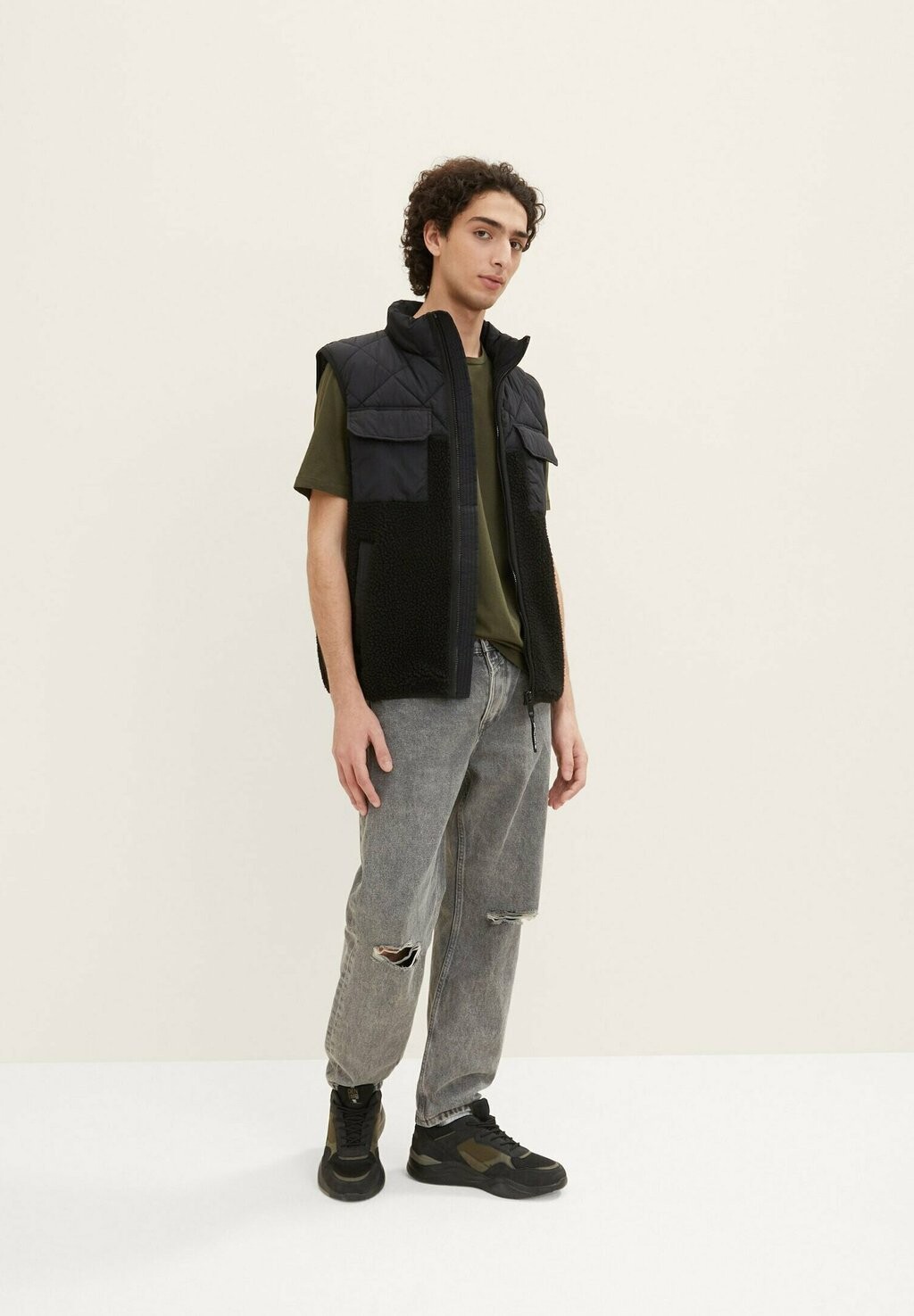 

Базовая футболка TOM TAILOR DENIM, цвет sky captain blue