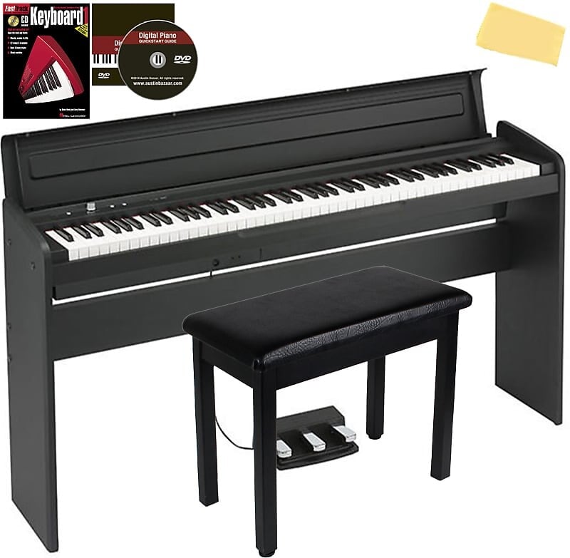 

Цифровое пианино Korg LP-180 — черное с мебельной скамьей LP180BK-COMBO-DLX