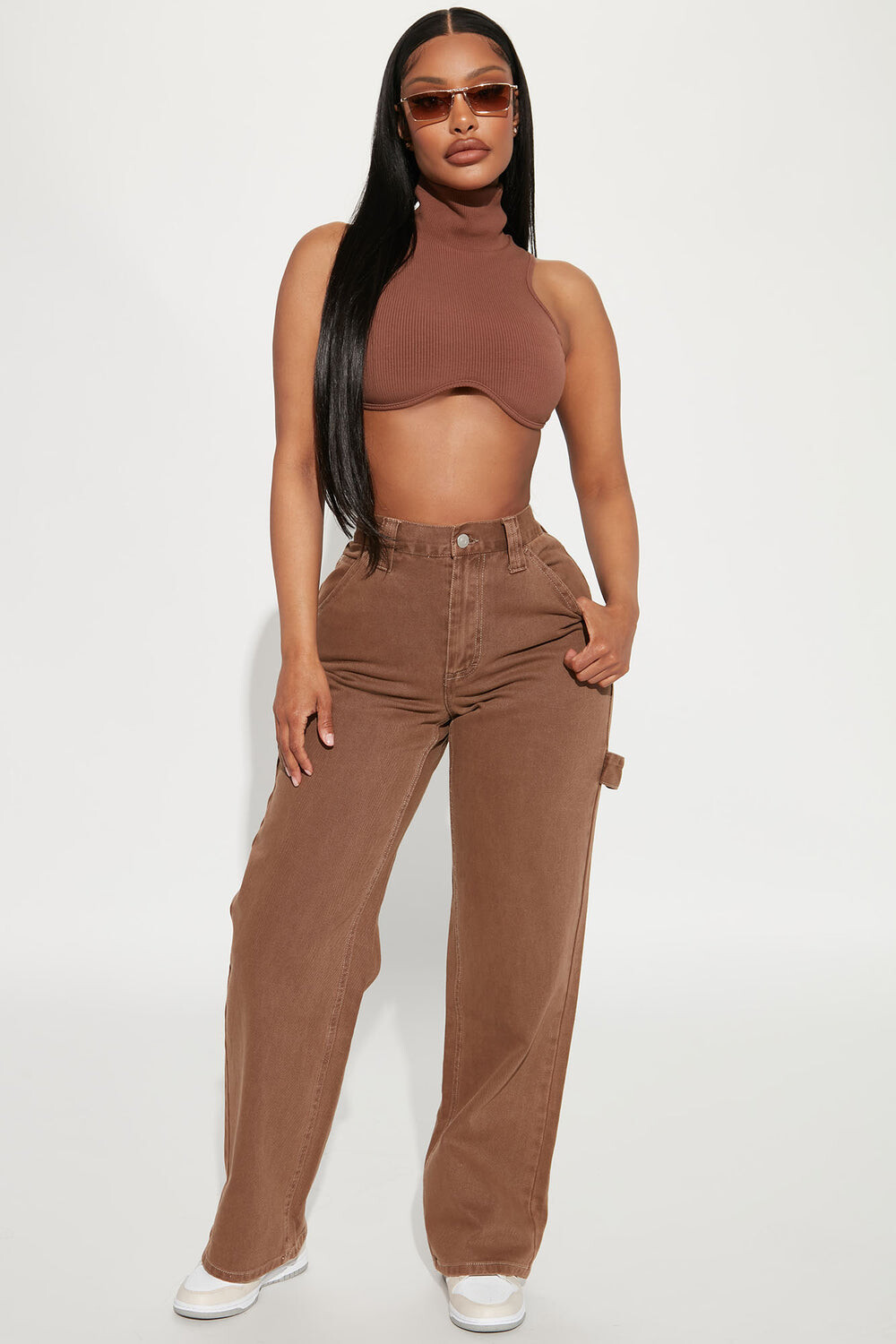 

Джинсы Fashion Nova 22NRDTPT118, коричневый