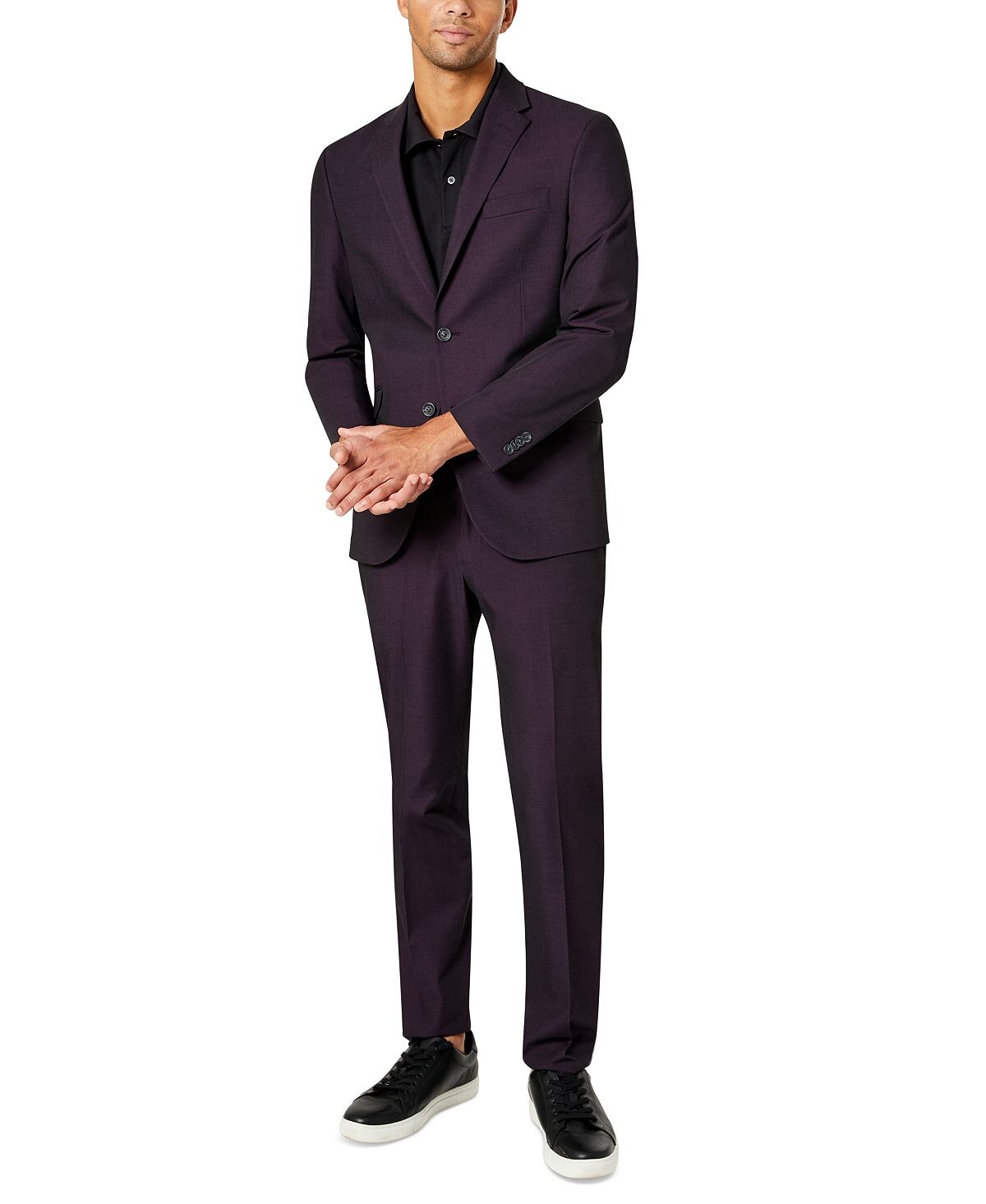 

Мужской костюм slim-fit ready flex stretch Kenneth Cole Reaction, фиолетовый