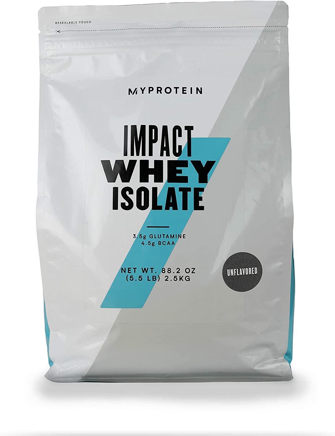 Изолят сывороточного белка Myprotein Impact Whey Isolate, 2500 гр, натуральный