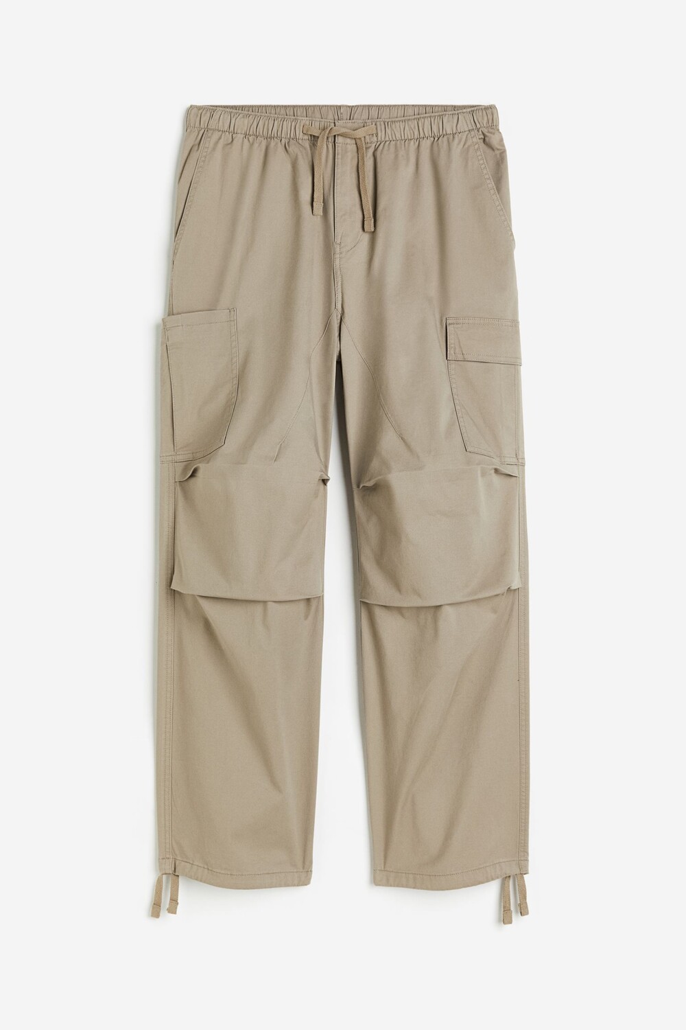 

Брюки H&M Loose Fit Cargo, бежевый