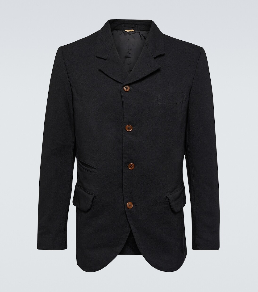 

Однобортный пиджак Comme Des Garçons Homme Deux, черный