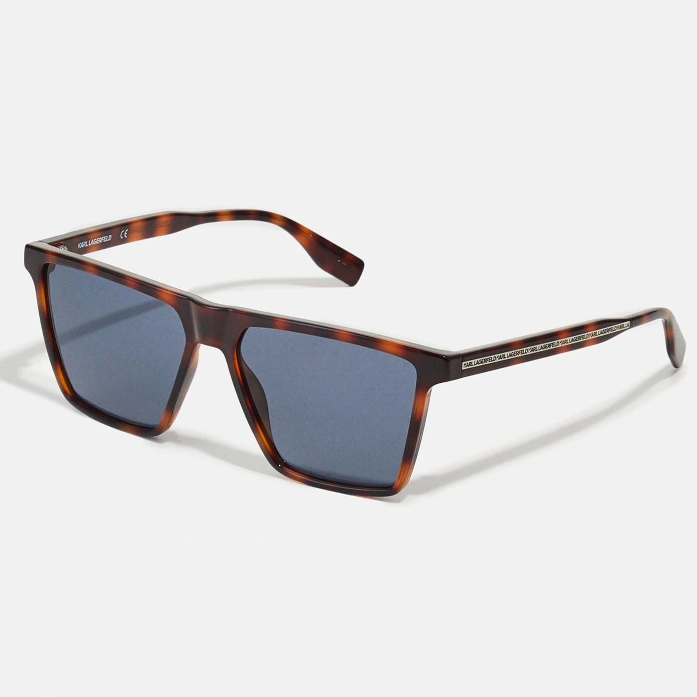 

Солнцезащитные очки Karl Lagerfeld Animal Print Square, темно-коричневый