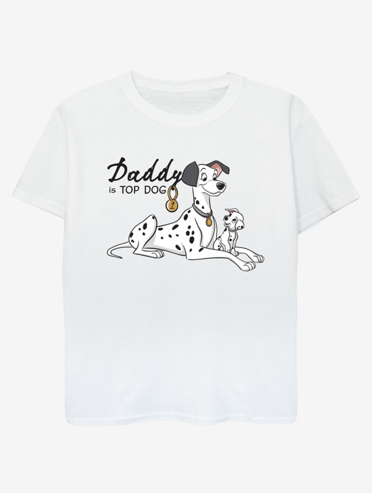 

Белая футболка с принтом для детей NW2 101 Dalmatians Top Dog George., белый