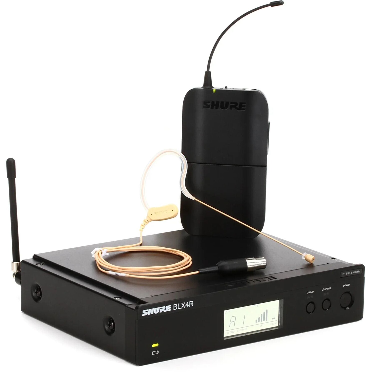

Беспроводная головная микрофонная система Shure BLX14R/MX53 — ремешок J11