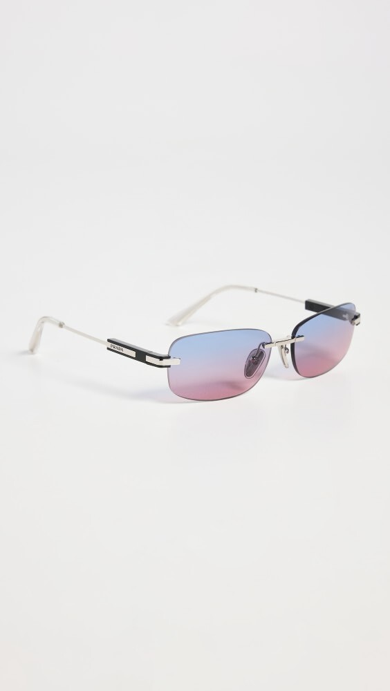 

Солнцезащитные очки Prada 0PR 68ZS, серебряный