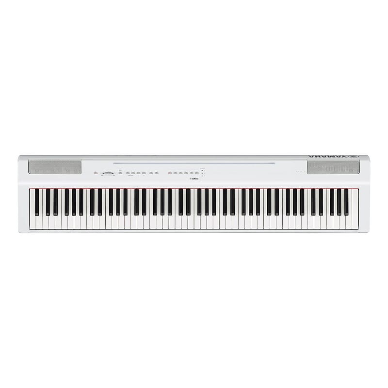 

Yamaha P-125a 88-клавишная взвешенная клавиатура для цифрового пианино, белая P125AWH
