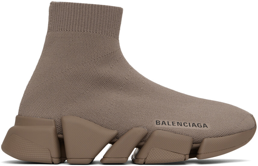 

Коричневые кроссовки Speed ​​2.0 Balenciaga