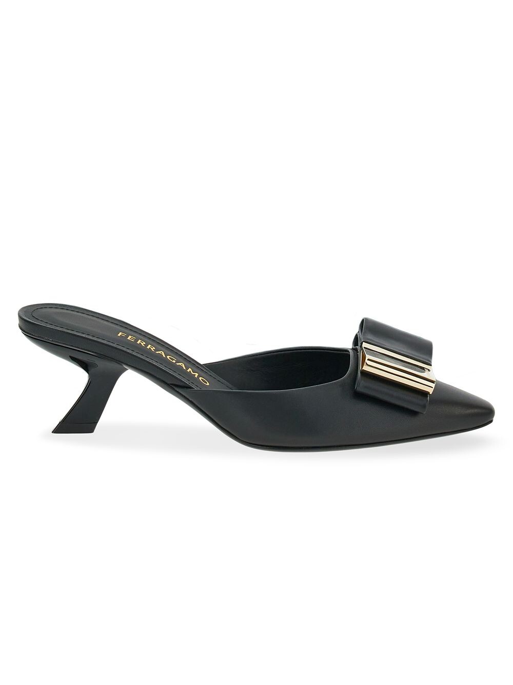 

Туфли без задника Lycia Kitten-Heel FERRAGAMO, черный