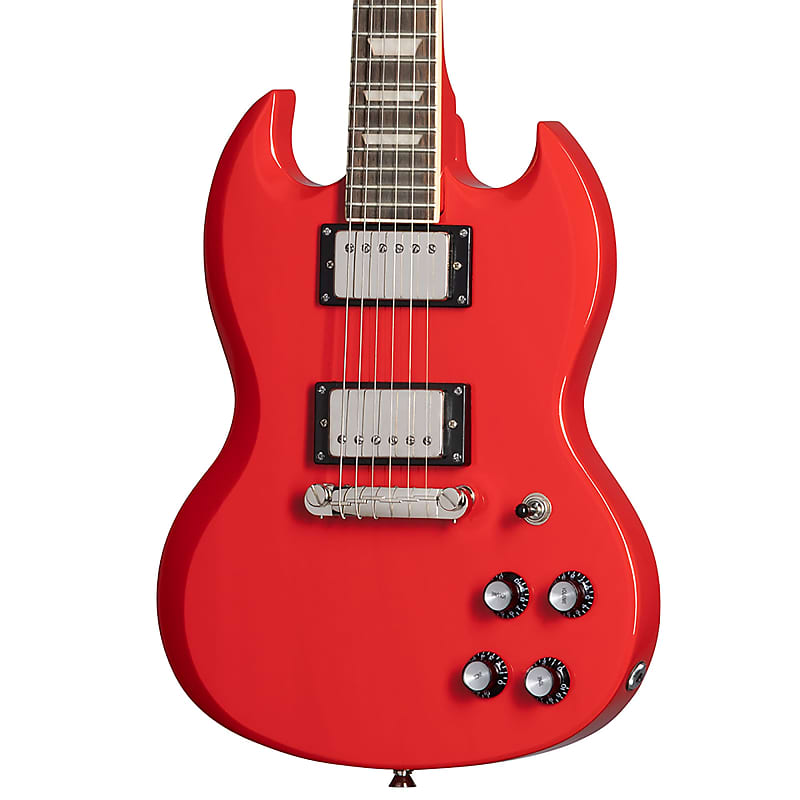 цена Электрогитара Epiphone Power Players SG, красная лава, с сумкой для переноски Power Players SG Electric Guitar, , With Gig Bag