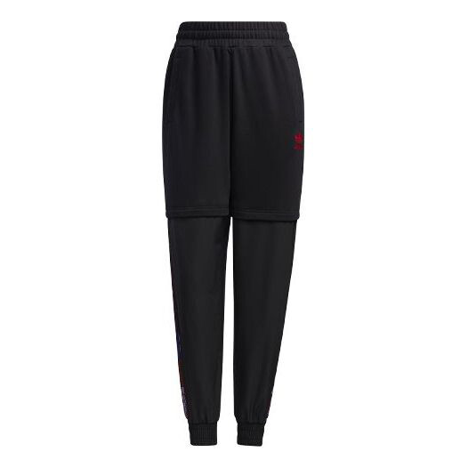 

Спортивные штаны Adidas originals Cny Trackpants Splicing Casual Sports Bundle Feet Long Pants/Trousers Black, Черный
