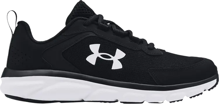 

Кроссовки Under Armour Assert 9 Wide GS Black White, черный