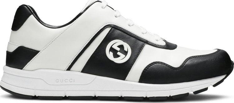 Кроссовки Gucci GG Low Black White, черный - фото