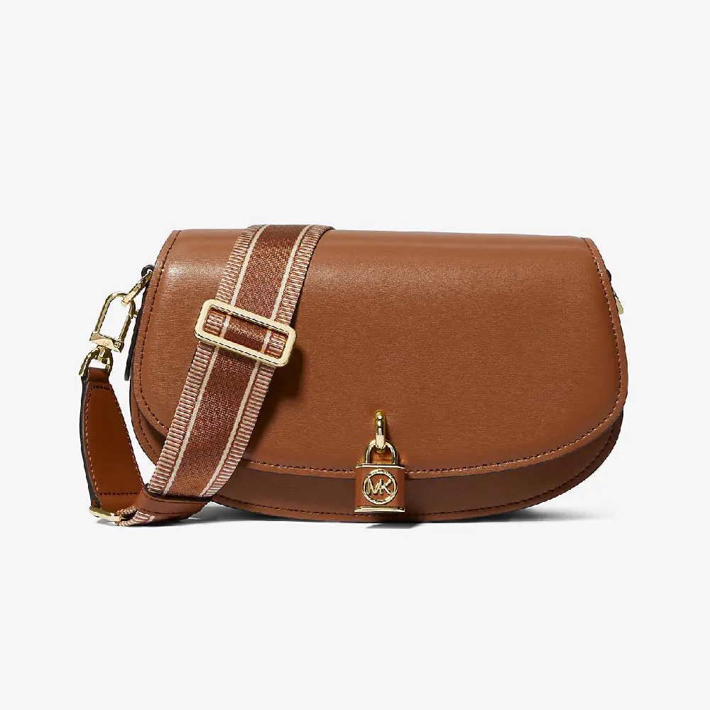 

Сумка Michael Michael Kors Mila Medium Leather Messenger, коричневый