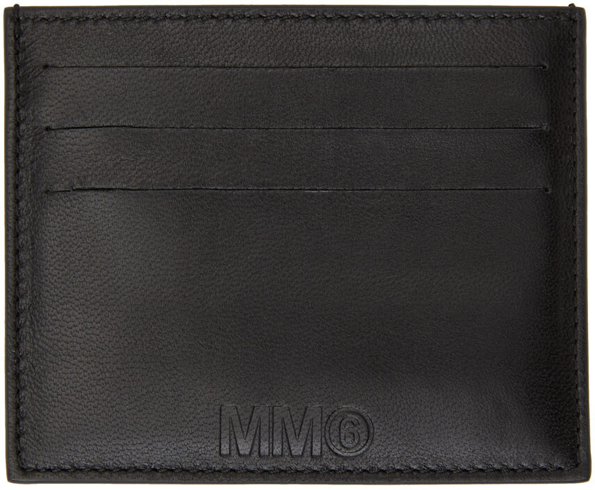 

Черная визитница Portofino MM6 Maison Margiela