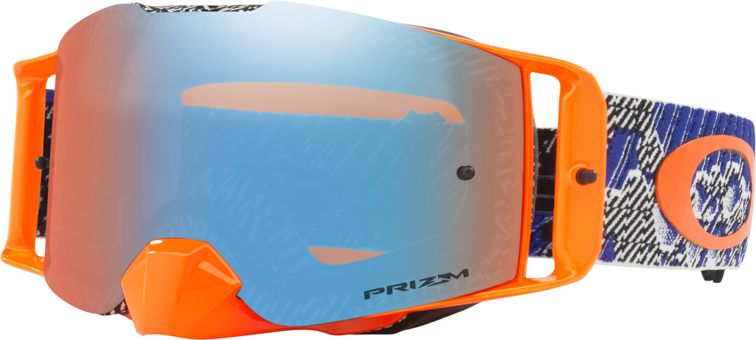 

Очки Oakley Front Line Dazzle Dyno для мотокросса, красный/желтый