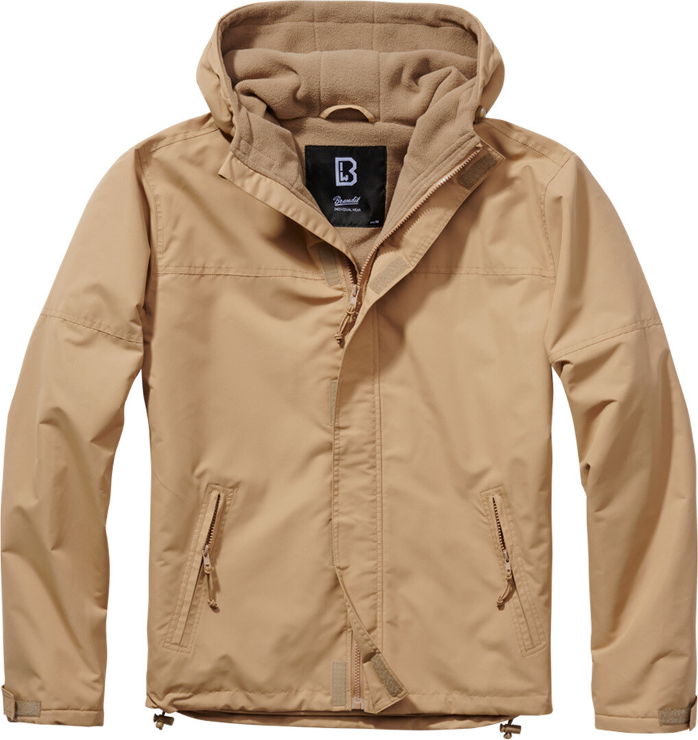

Куртка Brandit Windbreaker Frontzip, бежевый