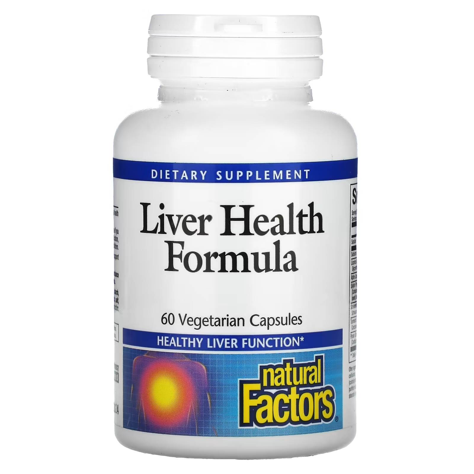 Natural Factors Liver Health Formula, 60 растительных капсул natural factors curcuminrich theracurmin двойной силы 60 растительных капсул