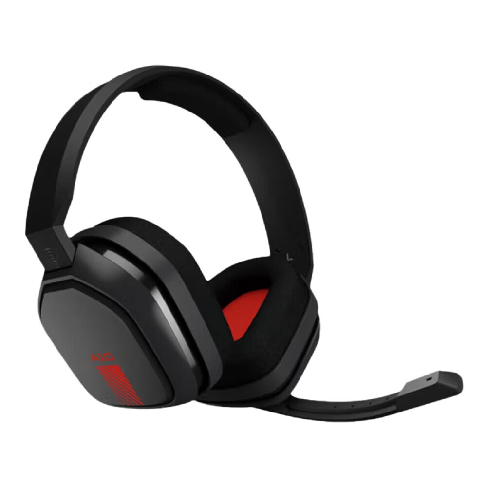 

Гарнитура игровая Logitech A10 с микрофоном, черный / красный