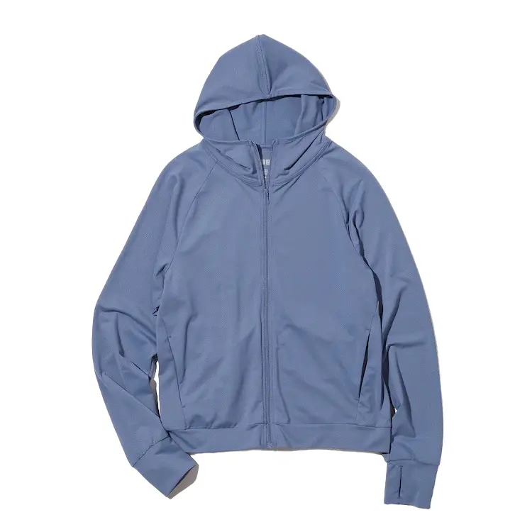 

Толстовка Uniqlo AIRism UV Cut, синий