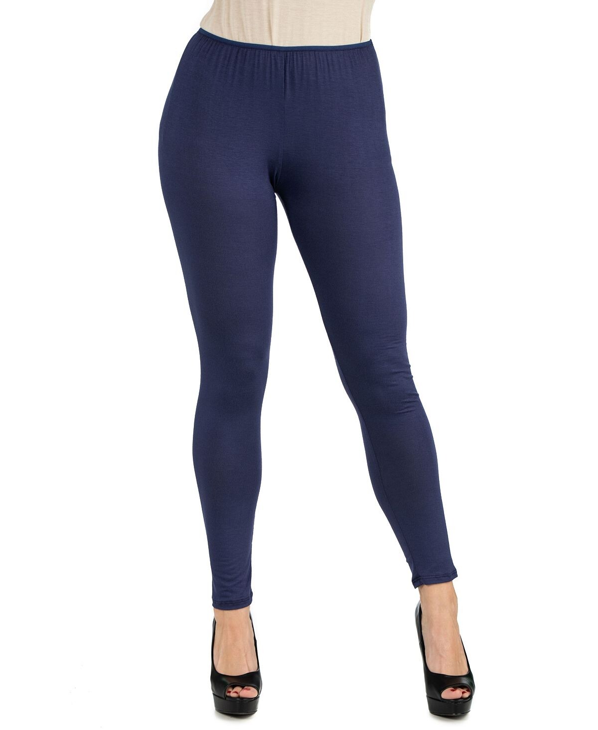 

Женские эластичные леггинсы до щиколотки 24seven Comfort Apparel, синий