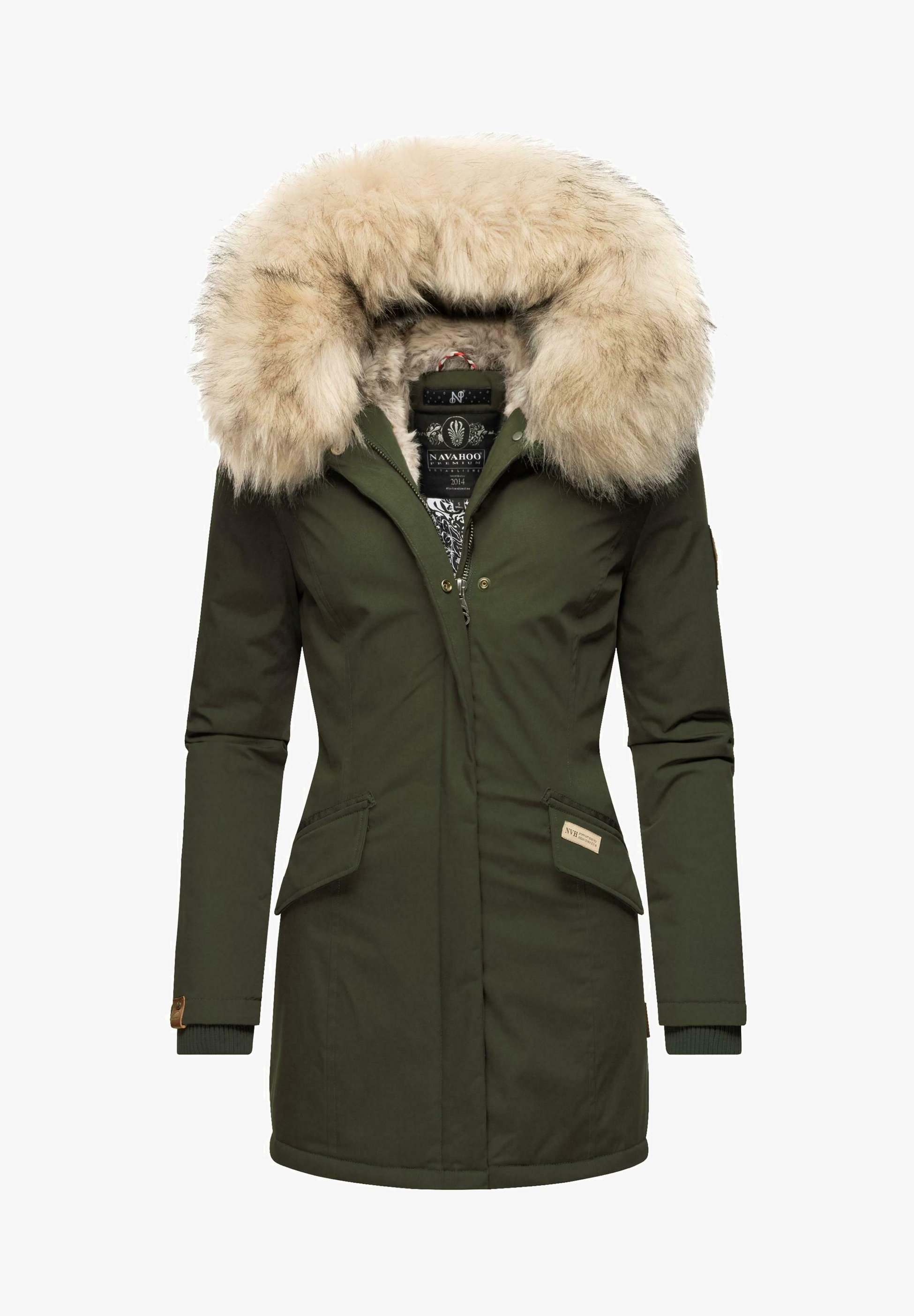 Пальто зимнее Navahoo с капюшоном, оливковый зимнее пальто snowelf navahoo цвет bordeaux