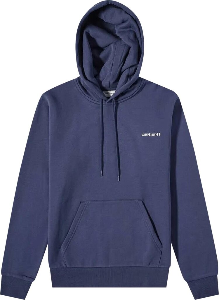 

Свитер Carhartt WIP Hooded Script Embroidery Sweater 'Blue', синий