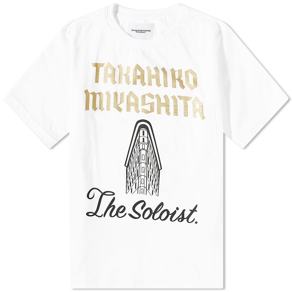 

Футболка TAKAHIROMIYASHITA TheSoloist. Logo Pocket Tee