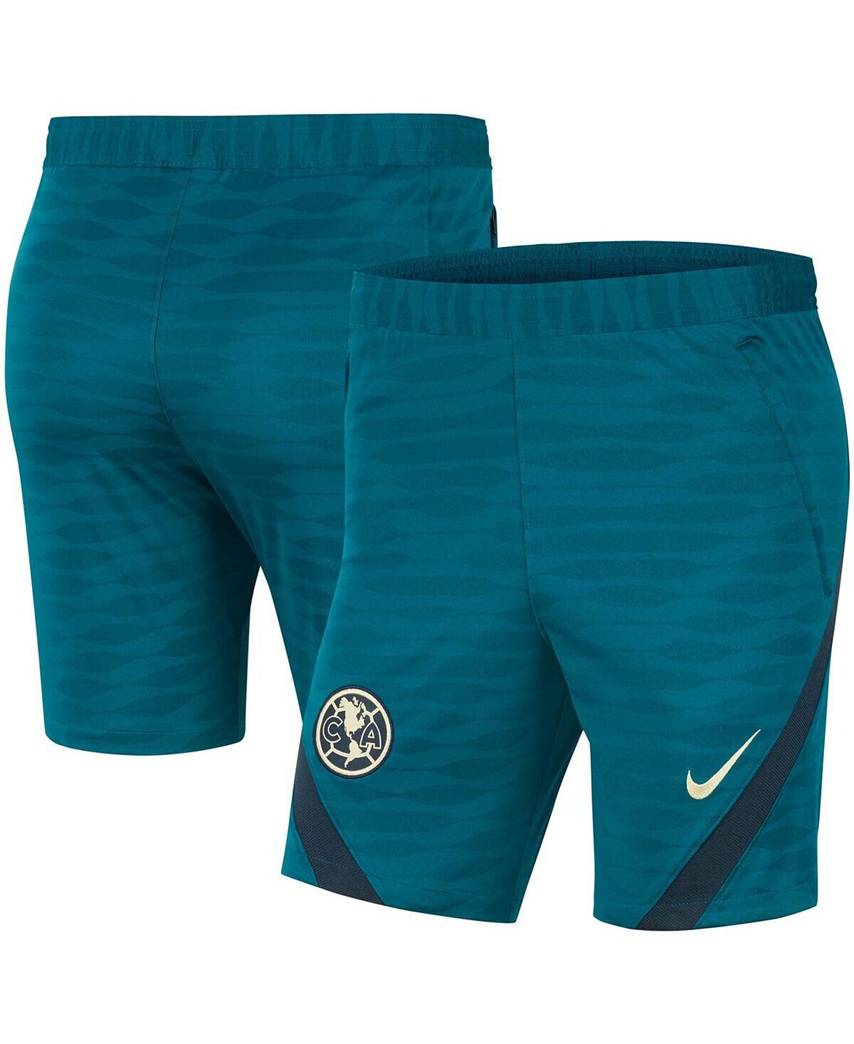 

Мужские бирюзовые шорты club america strike performance Nike, бирюзовый