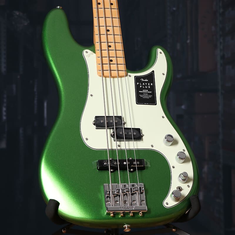 

Fender Player Plus Precision Bass, кленовый гриф, космический нефрит