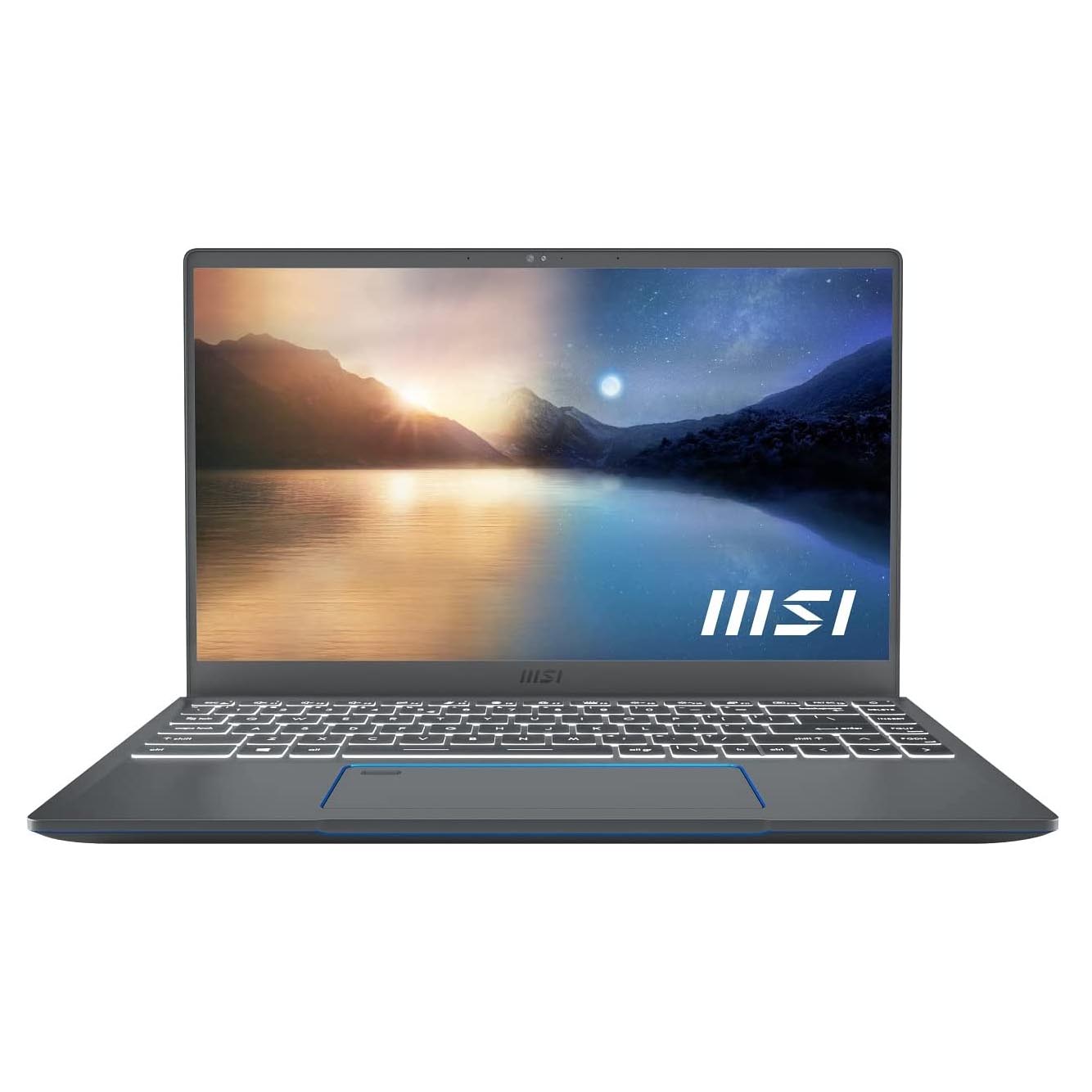 Ноутбук MSI Prestige 14 EVO A11M, 14'', 32 ГБ/1 ТБ, i7-1185G7, Intel Iris Xe, серый, английская клавиатура - фото