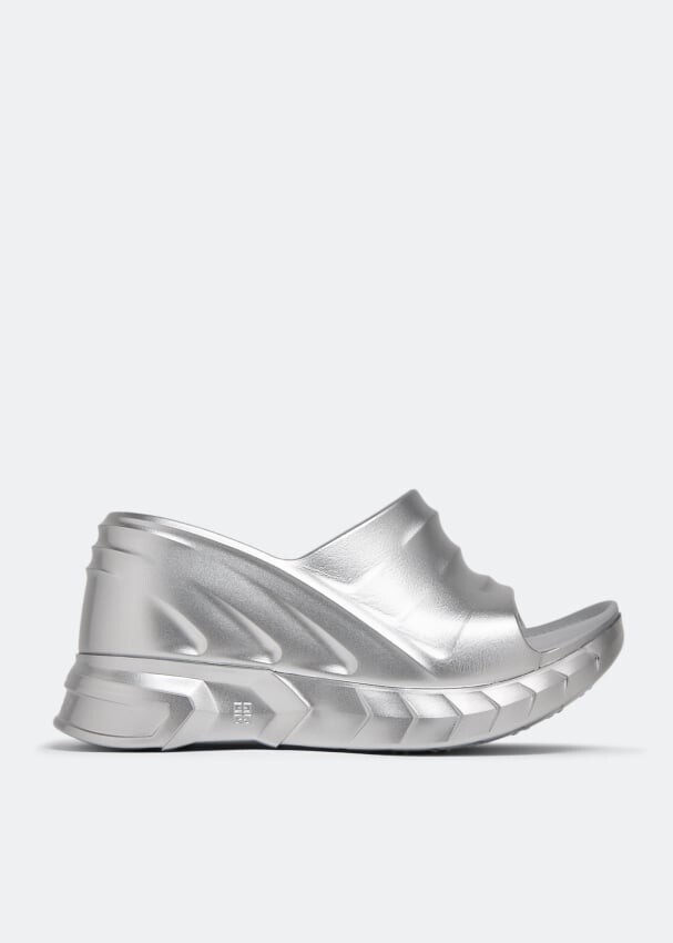 

Сандалии GIVENCHY Marshmallow sandals, серебряный