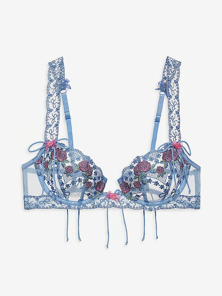 

Бюстгальтер For Love & Lemons Katara Underwire, голубой