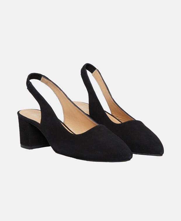 

Туфли-лодочки с пяткой на пятке La Shoe, черный