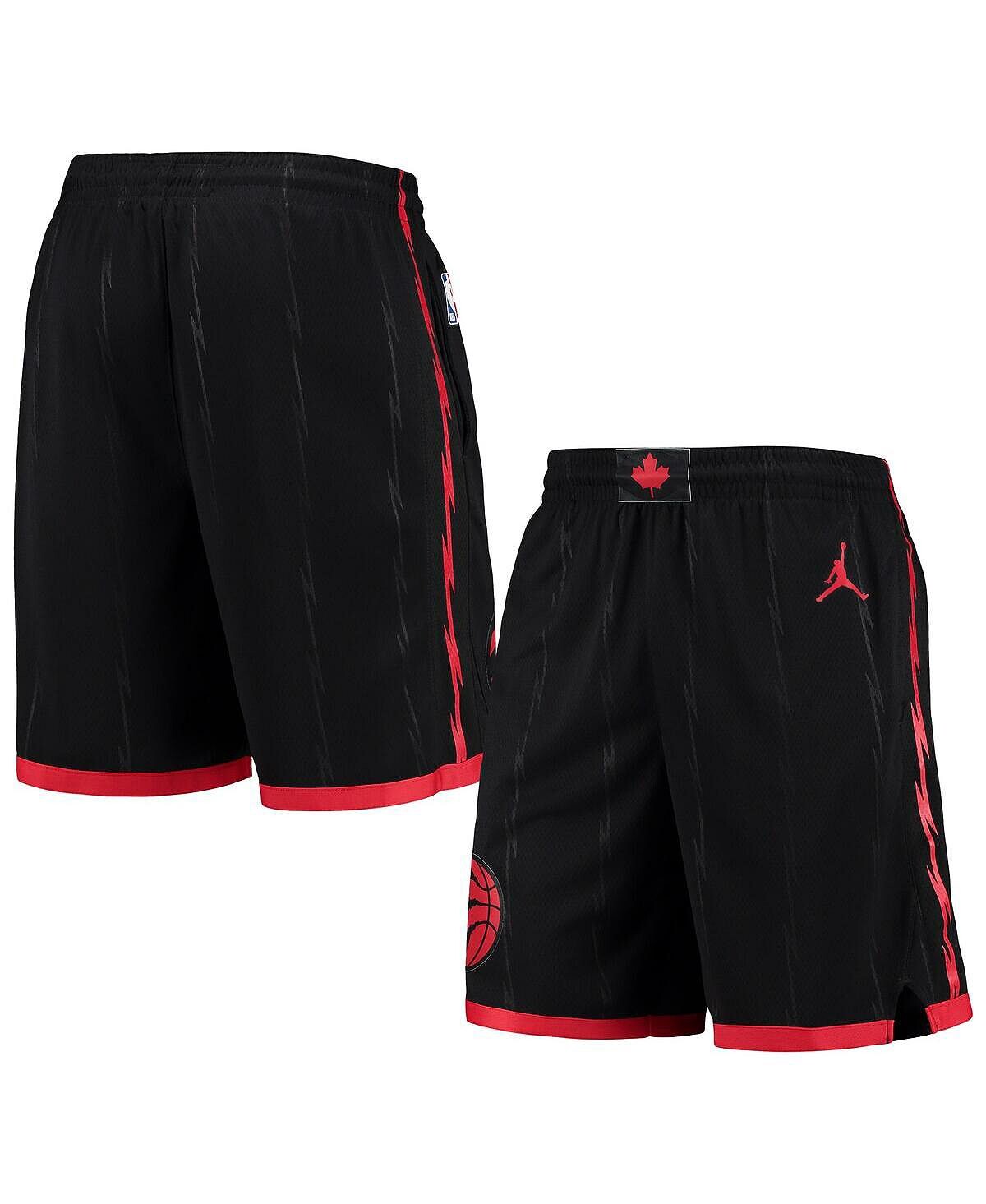 

Мужские черно-красные шорты toronto raptors 2020 и 21 association edition performance swingman Jordan, мульти