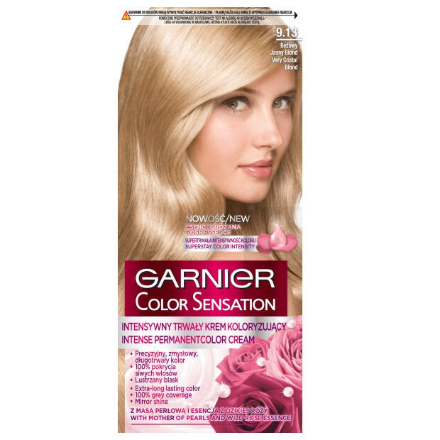 

Garnier Крем-краска для волос Color Sensation 9.13 Бежевый Светло-Русый