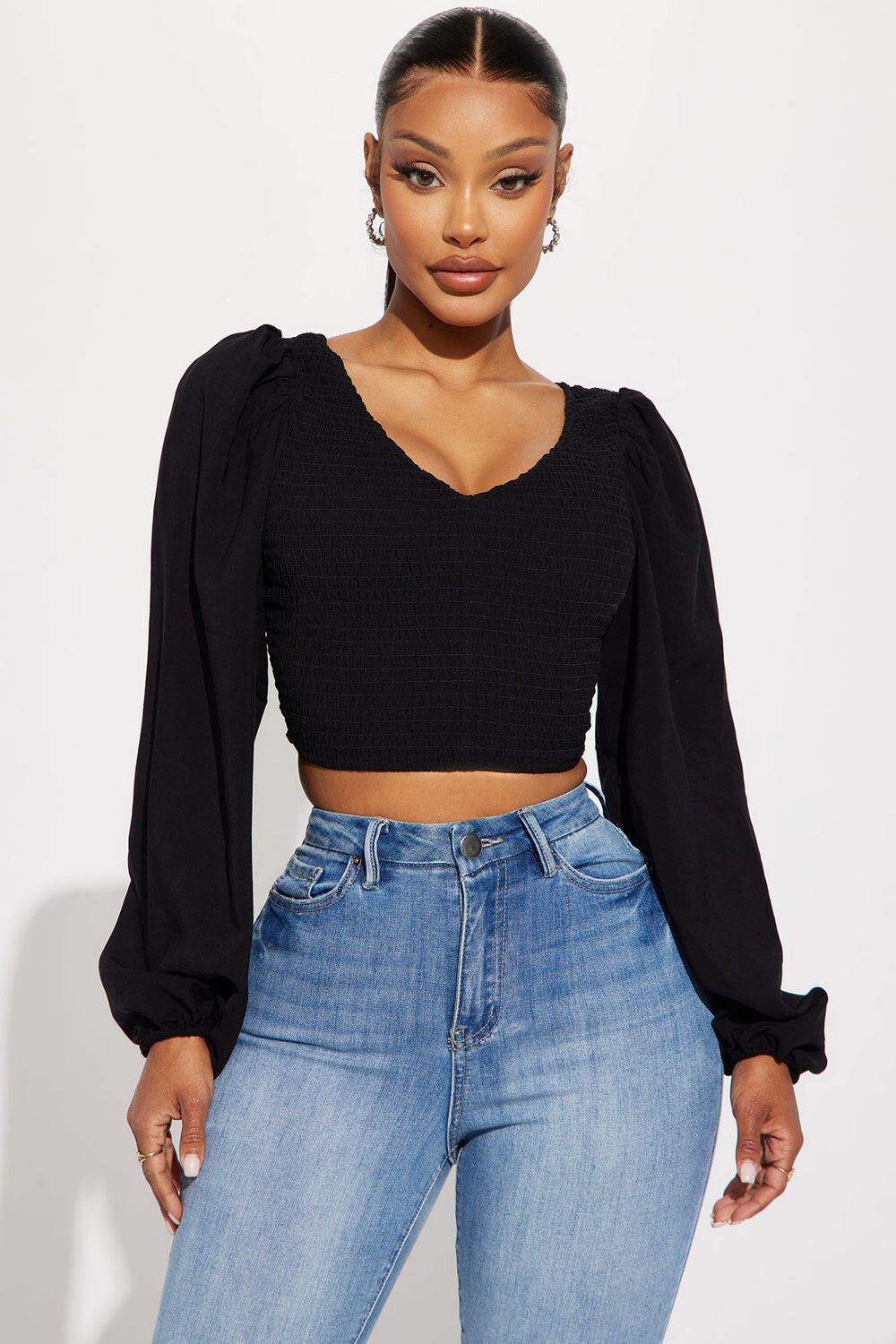 

Блузка Fashion Nova JW14480, черный