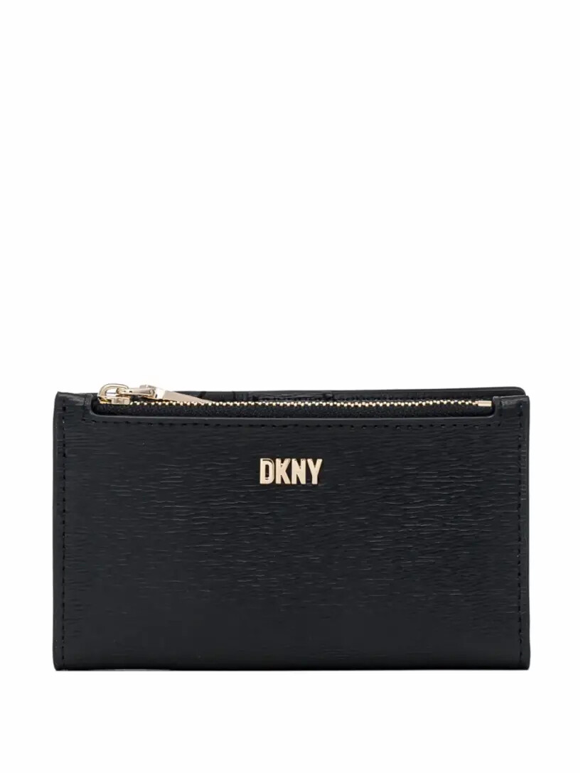 

Кожаное портмоне с логотипом DKNY
