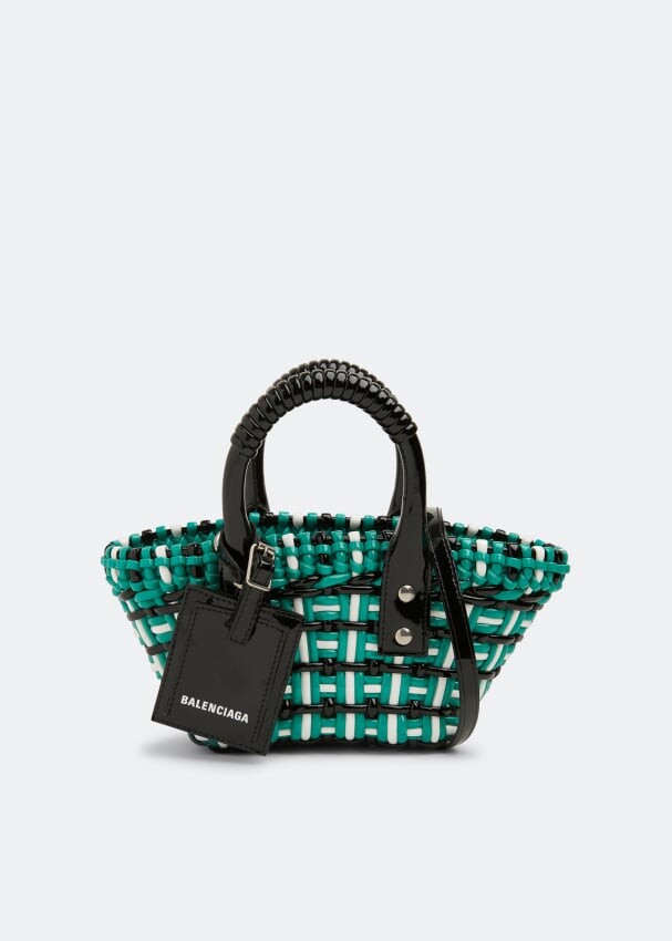

Сумка BALENCIAGA Bistro XXS basket bag, разноцветный