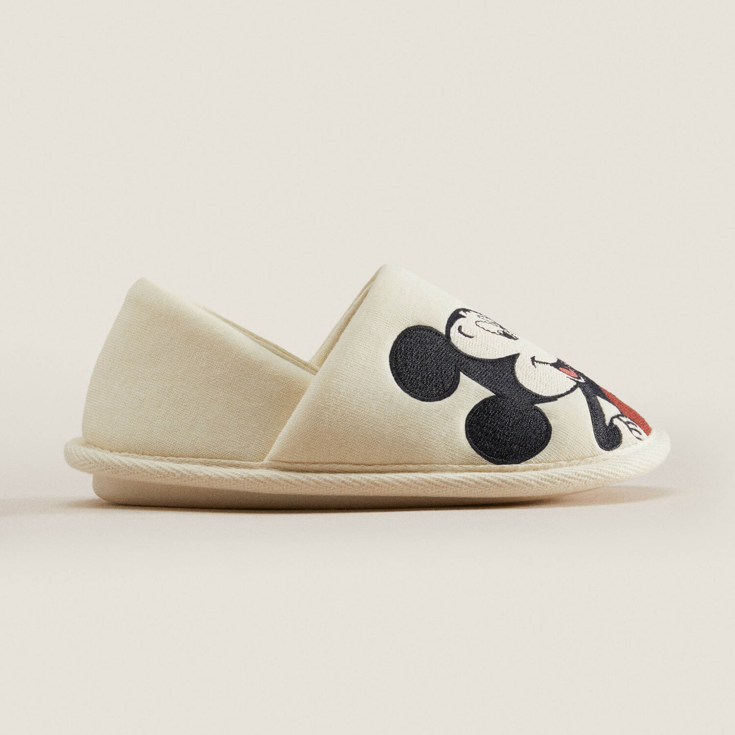 

Тапочки Zara Home Mickey Mouse, бежевый