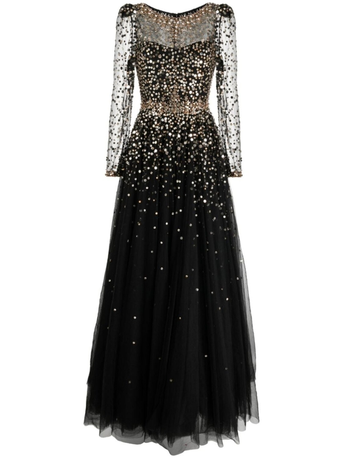 

Декорированное платье Kuda Jenny Packham, черный
