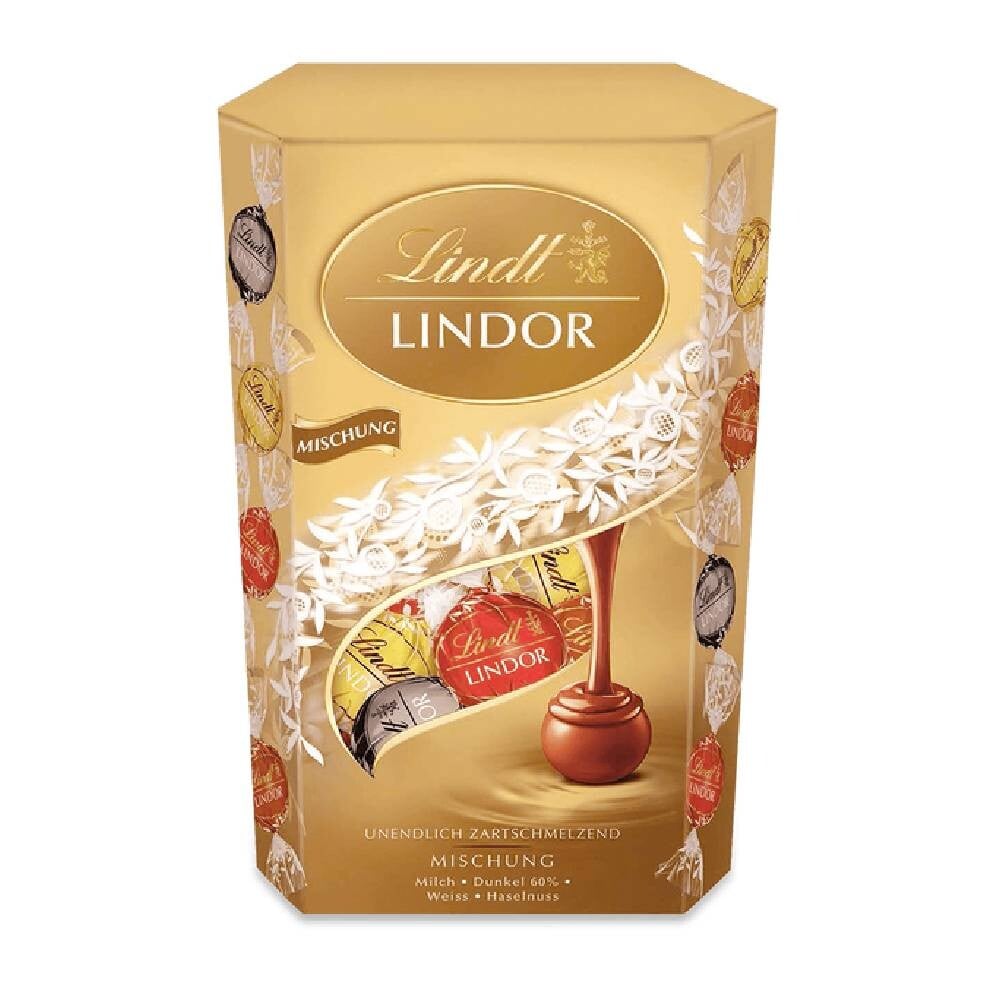 

Конфеты Lindt Lindor Cornet Mischung, три шоколада 500г