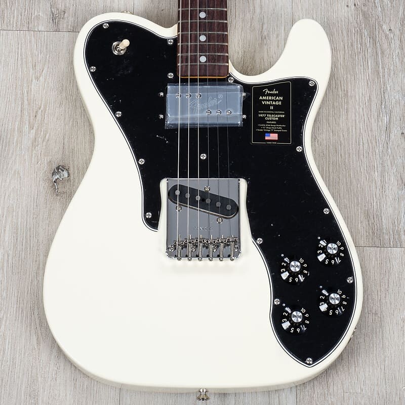 

Гитара Fender American Vintage II 1977 Telecaster Custom, олимпийский белый 0110440805