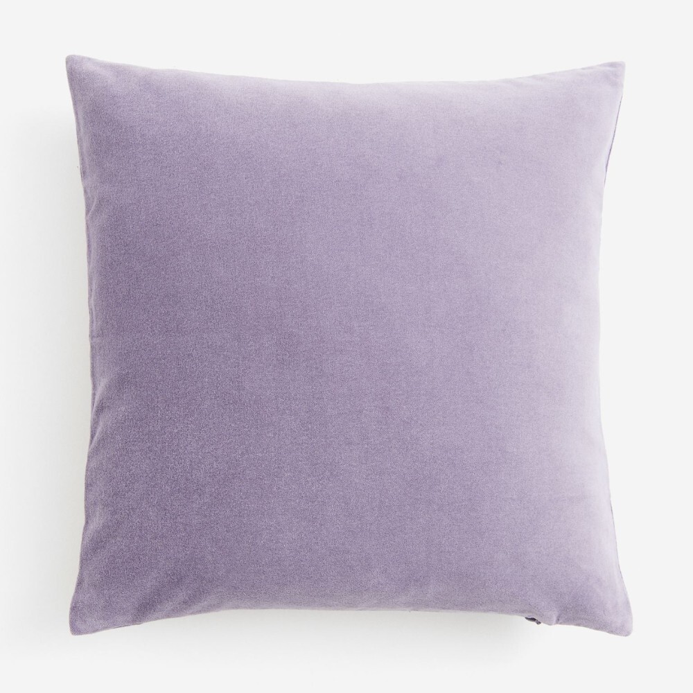 

Декоративная наволочка H&M Home Velvet, сиреневый