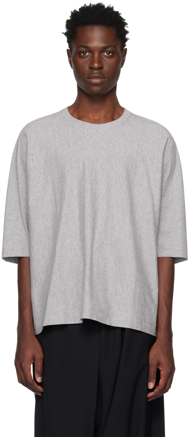 

Серая футболка Release-T Homme Plissé Issey Miyake, Серый