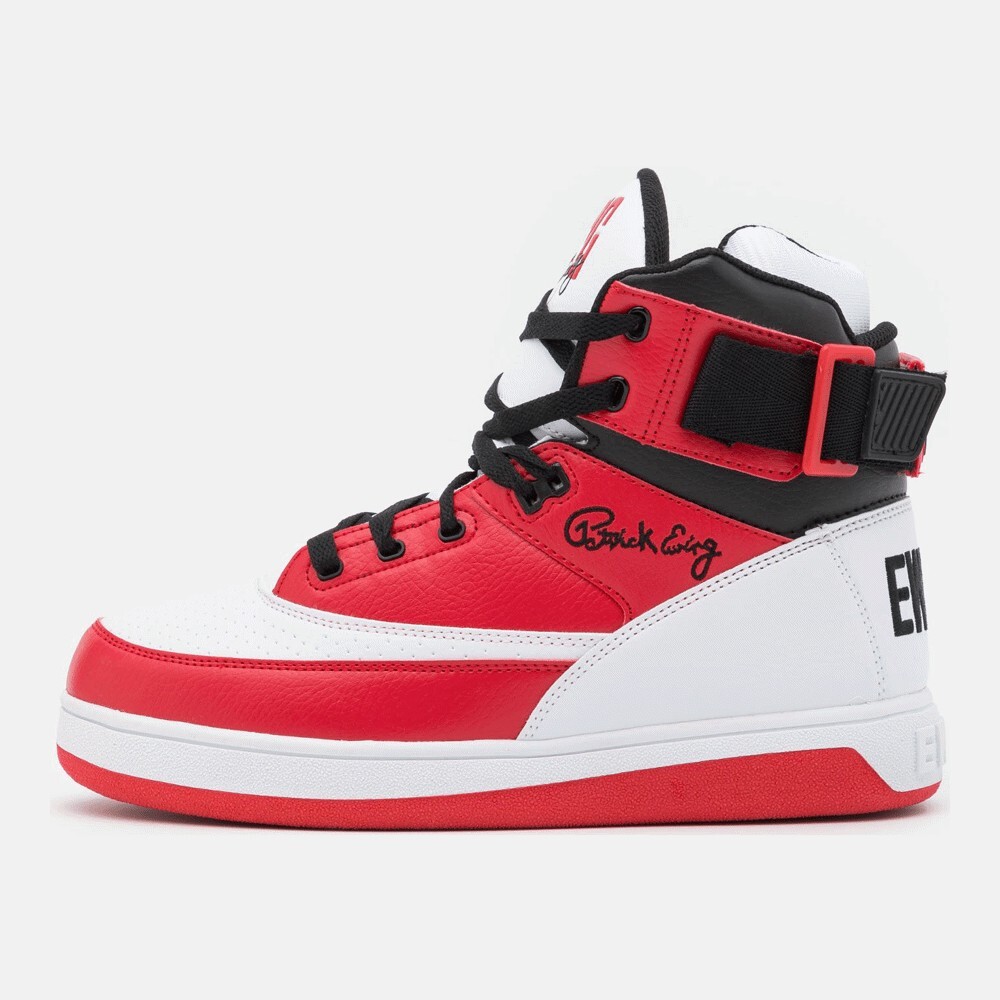 

Кроссовки Ewing 33, white/chinese red/black