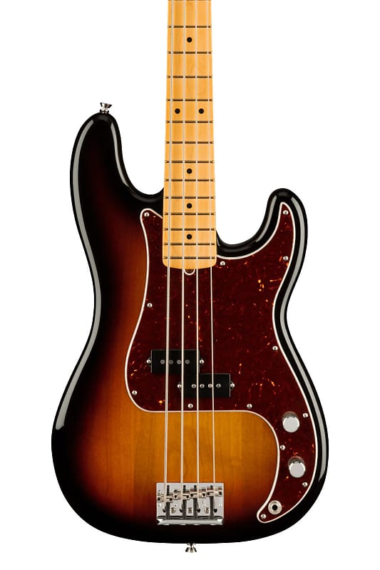 Бас-гитара Fender American Professional II Precision, накладка из клена, 3 цвета Sunburst Precision Bass - фото